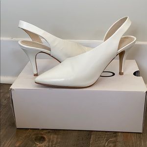 Aldo White Sling backs
